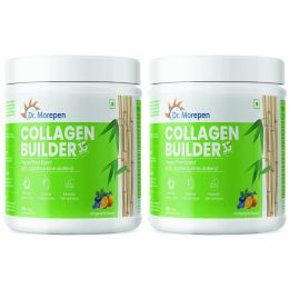 Dr. Morepen: Natural Collagen Builder, Orange-berry Flavour - 250gm Pack of 2