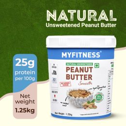 MYFITNESS: Natural Smooth Peanut Butter - 1250g