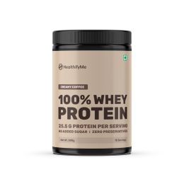 HealthifyMe: Whey Protein Powder blend with Stevia, Coffee- 1Kg
