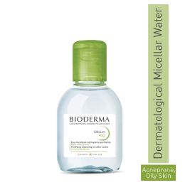 Bioderma: Sébium H2O Purifying Micellar Cleansing Water and Makeup Removing Solution for Combination to Oily Skin 100 ml