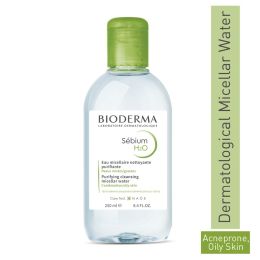 Bioderma: Bioderma Sébium H2O Purifying Micellar Cleansing Water and Makeup Removing Solution for Combination to Oily Skin 250 ml