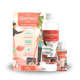 Kleenest: Floral Wave Floor Cleaner liquid concentrate Starter Kit - 1.5L