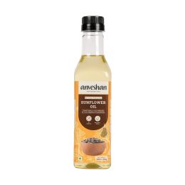 anveshan: Wood Cold Pressed Sunflower Cooking Oil - 500ml