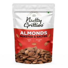 Nutty Gritties: California Roasted Almonds, Lightly Salted and Dry Roasted - 200g