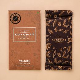 Kokomae: Chocolaty Bliss: Holi Bean to Bar Chocolate Bonanza with 4 Chocolate Bars & 3 Jars