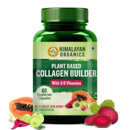Vlado's Himalayan Organics: Plant Based Collagen Builder for Hair and Skin with Biotin and Vitamin C - 60 Veg Capsules [CLONE]