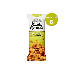 Nutty Gritties: Thai Chilli Blend Trail Mix (Pack of 6 x 40g each) - 240g
