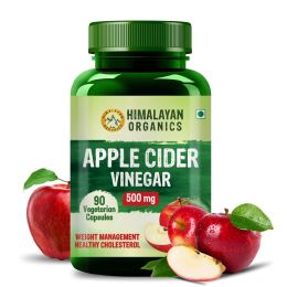 Vlado's Himalayan Organics: Apple Cider Vinegar Supplement for Body Detoxification & Supports Digestive Health - 90 Veg Capsules