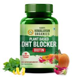 Vlado's Himalayan Organics: Plant Based DHT Blocker | Nettle Extract | 60 Veg Capsules