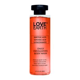 Love Earth: Salicylic Acid, Glycolic Acid & Niacinamide Exfoliating Body Wash