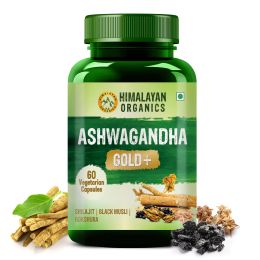 Vlado's Himalayan Organics: KSM - 66 Ashwagandha 1000Mg I KSM-66 I Boost Energy, Strength, Stamina | Helps Anxiety & Stress Relief For Men & Women (60 Capsules)