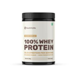 HealthifyMe: 100% Whey Protein- Classic Vanilla- 500gm