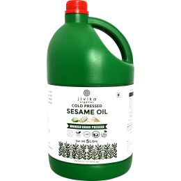 jivika naturals: Cold Pressed Sesame Oil - 5 Litre