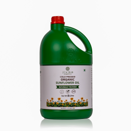 Jivika Pure: Cold Pressed Sunflower Oil  5Ltr