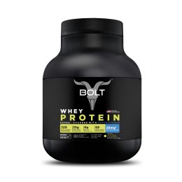 Bolt Nutrition: Nutrition 100% Whey Protein Powder | With Superfood PHYCOCYANIN |5LB, 2.268 kg (69 Serving) | Saffron Pistachio
