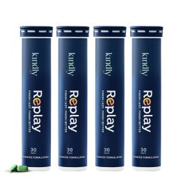 Kindly Health: Replay Testo Supplements |Ginkgo Biloba For Men Ayurvedic 100% Natural | Niacinamide | Muira Puama& Momordica | Charge up your performance | 120 Tablets, Pack of 4