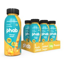 Phab: Protein Milkshake Mango Magic - Pack of 6 x 200ml