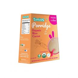 Timios: Organic Rice Carrot Porridge - 200 gm