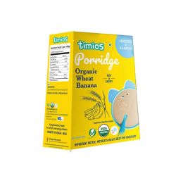 Timios: Organic Wheat Banana Porridge - 200 gm