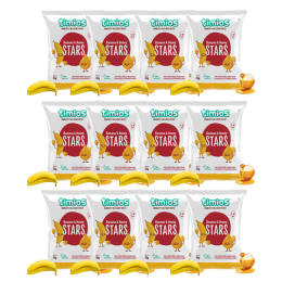 Timios: Banana & Honey - Stars -360 gm (Pack of 12)