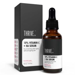 Thriveco: 10% Vitamin C+ Hyaluronic Acid Serum, 30ml