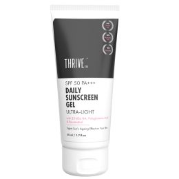 Thriveco: Daily Sunscreen Gel - Ultra-Light - Mineral Based SPF 50 PA+++ - 50 ml