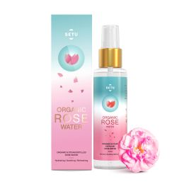 SETU: Organic Rose Water/Gulab Jal Spray -100 ML(Pack of 1) |Premium Face Mist, Toner for Brighter and Hydrated Skin |Oil-Control & Makeup remover| Zero alcochol, Paraben free and No artificial flavor