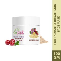 La Pink: Young Forever Face Pack with 100% Microplastic Free Formula , Reduces Fine Lines, Pigmentation, Dark Spots & Scars For All Skin Types | 100gm