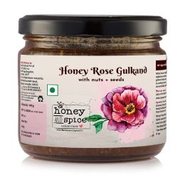 Honey and Spice: Gulkand with Nuts and Seeds 400gm