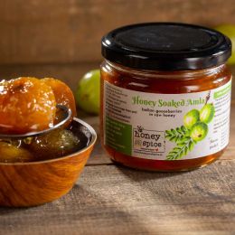 Honey and Spice: Honey Soaked Amla | 350gm