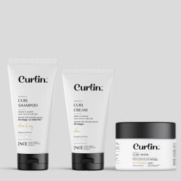 Curlin: Curlin Shampoo + Deep Conditioning Mask + Curl cream - Hydration Boost Trio