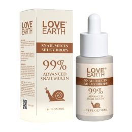 Love Earth: Snail Mucin Milky Drops Face Serum | 30ml