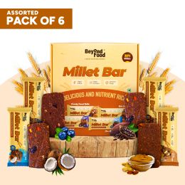 Beyond Food: Millet Bar - Assorted Pack (Pack of 6)