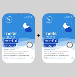 Wellbeing Nutrition: Combo of Restful Sleep Melts - (30 Oral Strips each)