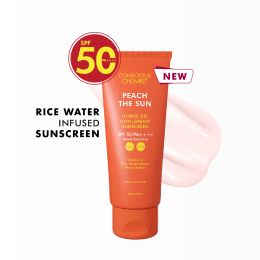 Conscious Chemist: Peach The Sun Sunscreen SPF 50 PA++++ With Vitamin C- Non-Greasy, No-White cast, UVA &UVB Protection (50g)