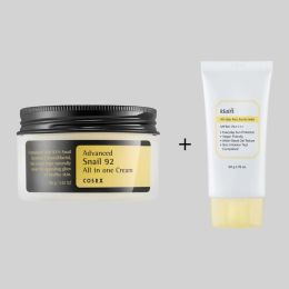 Kindlife: Combo of All-Day Airy Sunscreen SPF 50+ PA++++ | 50gm & Advanced Snail 92 All In One Cream | 100ml