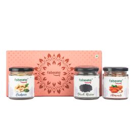 Fabeato: Premium Special Dry Fruits Gift Box for Festival Almonds, Cashews, Black Raisin