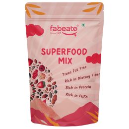Fabeato: 15-In-1 Premium Super Food Mix, Nuts, Dry Fruits, Seeds and Berries - 200g