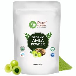 Pure Nutrition: Organic Amla, Indian Gooseberry Powder (Emblica Officinalis)  - 227g