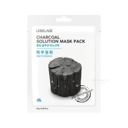 Lebelage: Charcoal Soluation Mask Pack - 10g
