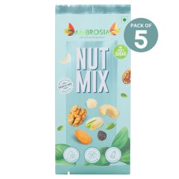 Ambrosia: Exotic Nut Trail Mix Mini Packs 40g | Pack of 5