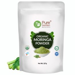 Pure Nutrition: Organic Moringa Powder (Moringa Oleifera) - 227g