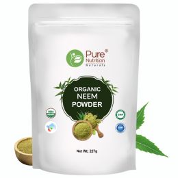 Pure Nutrition: Organic Neem Leaf Powder (Azadirachta Indica) - 227g (Pack 2)