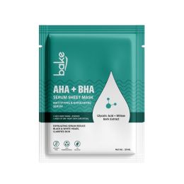 Bake Cosmetics:   AHA BHA Sheet Mask