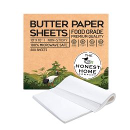 The Honest Home Company: Butter Paper Sheets | Pack of 200 Sheets