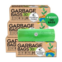 The Honest Home Company: Biodegradable Garbage Bags Medium Size | 120 Bags (Pack of 4)