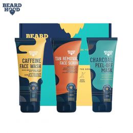 Beardhood: De Tan Facial Skin Care Kit For Men