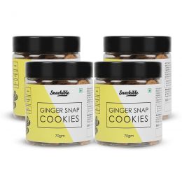 Snackible: Ginger Snap Cookies (Pack of 2) - 2x200gm