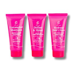 Curl Care: Travel Kit Shampoo & Deep Conditioner & Curl Cream 30g