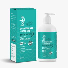 Bake Cosmetics:   5% AHA Body Lotion SPF 30 PA+++